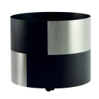 Portalegna Moderno Realizzato in Metallo con Ruote Made in Italy - Matita Viadurini