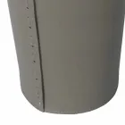 Portalegna, portaferri e ferri per camino in cuoio Nicad,made in Italy Viadurini