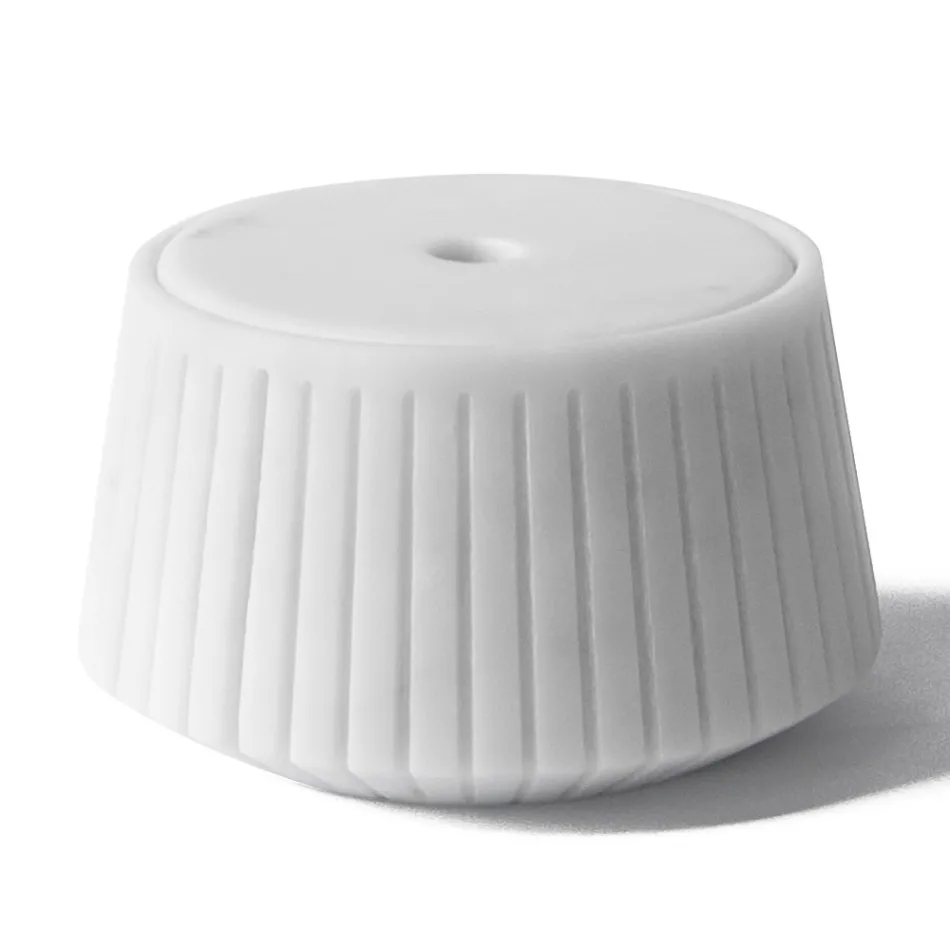 Portaoggetti a Righe Marmo Bianco Carrara o Nero Portoro Design - Cairo Viadurini