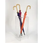 Portaombrelli da Ingresso in Plexiglass Bianco o Trasparente - Ombelico Viadurini