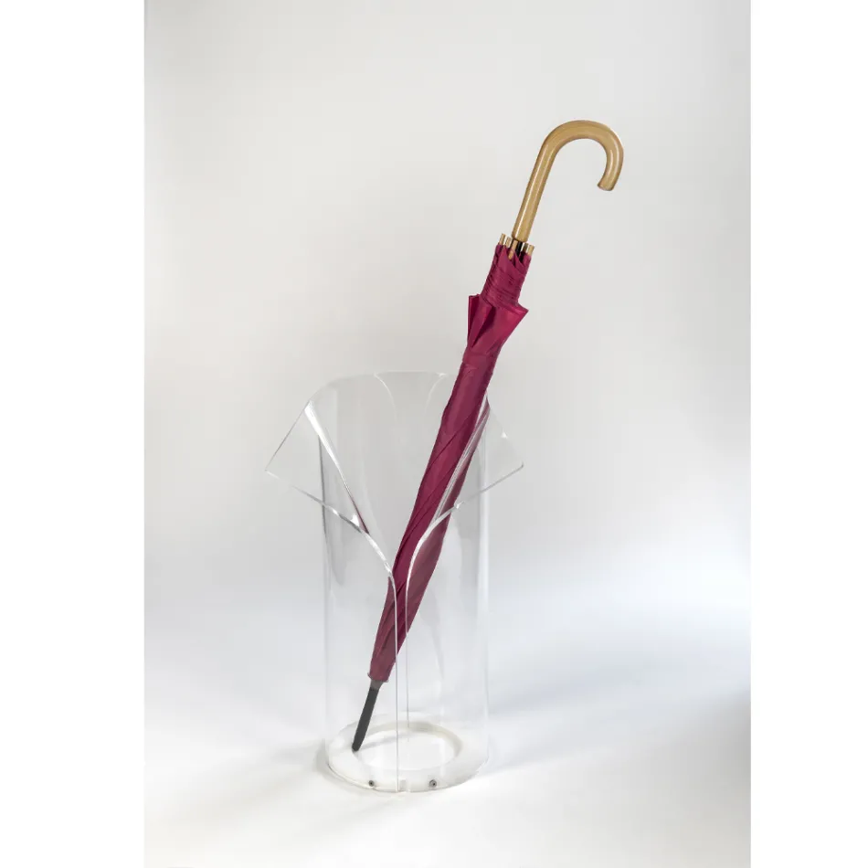 Portaombrelli da Ingresso in Plexiglass Trasparente Riciclabile - Merlon Viadurini