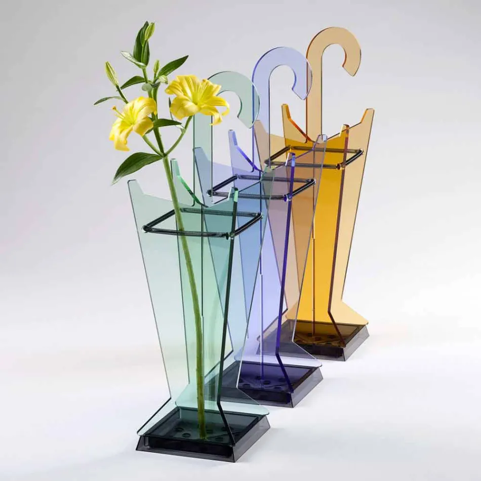 Portaombrelli di Design Moderno in Metacrilato Colarato Made in Italy – Daddy Viadurini