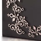 Portaombrelli di Design Rettangolare Elegante Moderno in Legno Decorato - Dekoro Viadurini