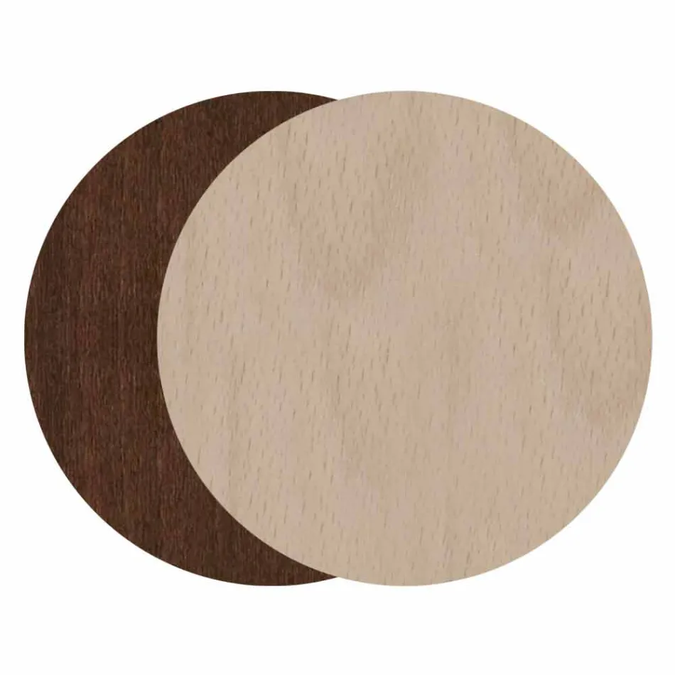 Portaombrelli in Legno Scuro o Bianco con Decori dal Design Moderno - Cannabambu Viadurini