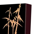 Portaombrelli in Legno Scuro o Bianco con Decori dal Design Moderno - Cannabambu Viadurini