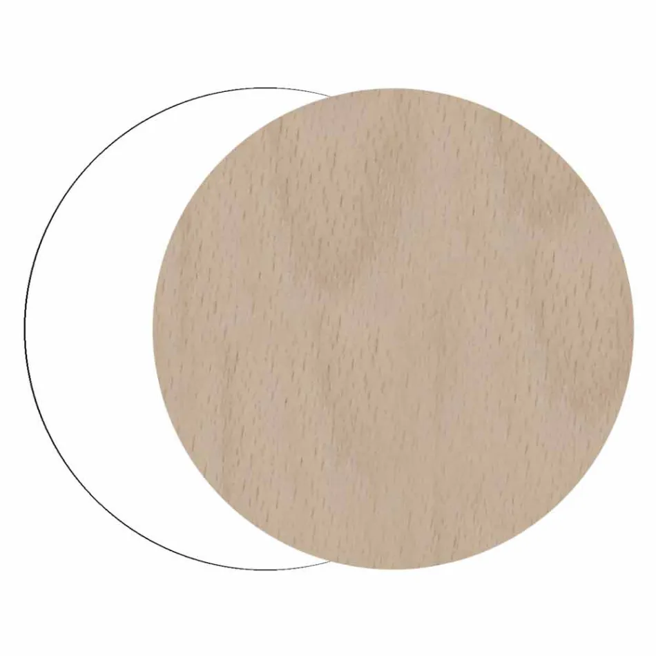 Portaombrelli Moderno Elegante in Legno Scuro o Bianco con Decori - Poesia Viadurini