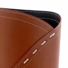 Portaombrelli moderno in cuoio rigenerato Katrina, fatto in Italia Viadurini