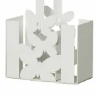 Portaposate da Tavolo Moderno in Ferro Bianco, Beige o Avorio Made Italy – Laida Viadurini