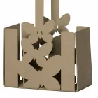 Portaposate da Tavolo Moderno in Ferro Bianco, Beige o Avorio Made Italy – Laida Viadurini