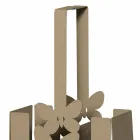 Portaposate da Tavolo Moderno in Ferro Bianco, Beige o Avorio Made Italy – Laida Viadurini