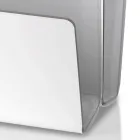 Portariviste Salotto in Cristallo Acrilico Colorato Made in Italy - Osafo Viadurini