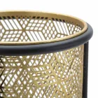 Portavasi Doppio Rotondo in Ferro di Design Moderno - Addie Viadurini