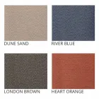 Pouf da Esterno, in Polietilene e Tessuto o Pelle - Mara Slide Viadurini