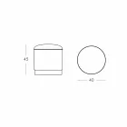 Pouf da Esterno, in Polietilene e Tessuto o Pelle - Mara Slide Viadurini