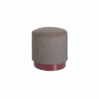 Pouf da Esterno, in Polietilene e Tessuto o Pelle - Mara Slide Viadurini