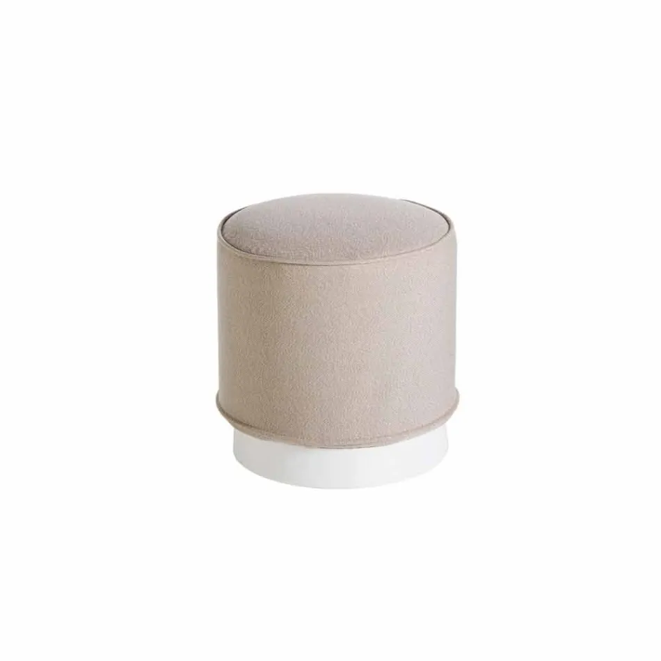 Pouf da Esterno, in Polietilene e Tessuto o Pelle - Mara Slide Viadurini