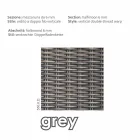 Pouf da esterno moderno in polietilene grigio-taupe Jaco, fatto a mano Viadurini