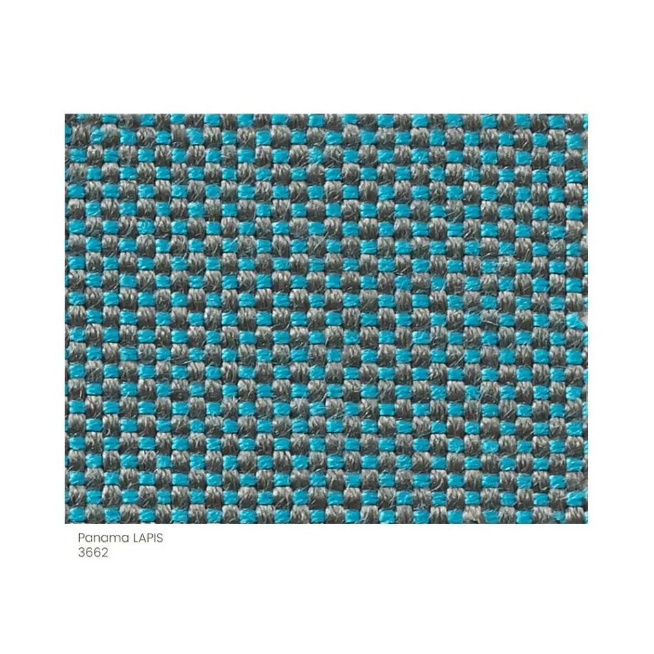 Pouf da Giardino Imbottito e Rivestito in Tessuto Made in Italy - Burro Viadurini