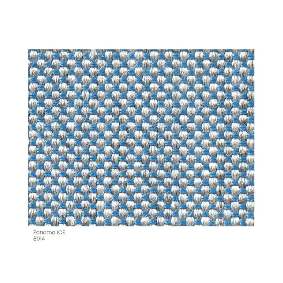 Pouf da Giardino Imbottito e Rivestito in Tessuto Made in Italy - Burro Viadurini