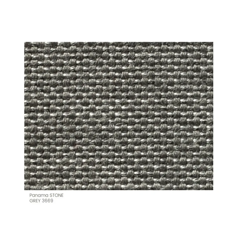 Pouf da Giardino Imbottito e Rivestito in Tessuto Made in Italy - Burro Viadurini