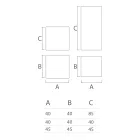 Pouf da Giardino in Polietilene 8 Finiture Realizzato in Italia - Viky Viadurini