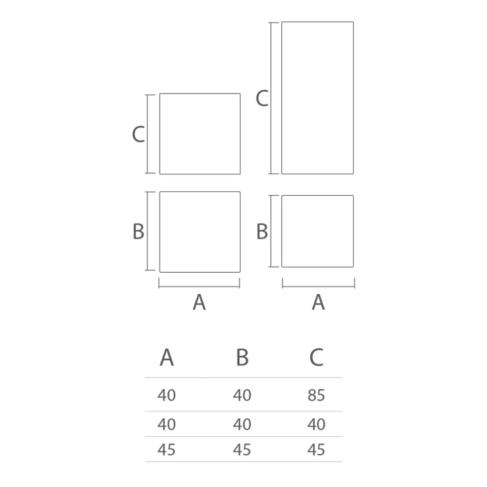 Pouf da Giardino in Polietilene 8 Finiture Realizzato in Italia - Viky Viadurini