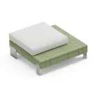 Pouf da Soggiorno in Polietilene di Diversi Colori - Orbis Viadurini