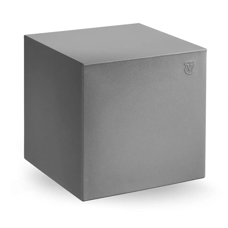 Pouf Decorativo in Polietilene 8 Finiture Realizzato in Italia - Viky Viadurini