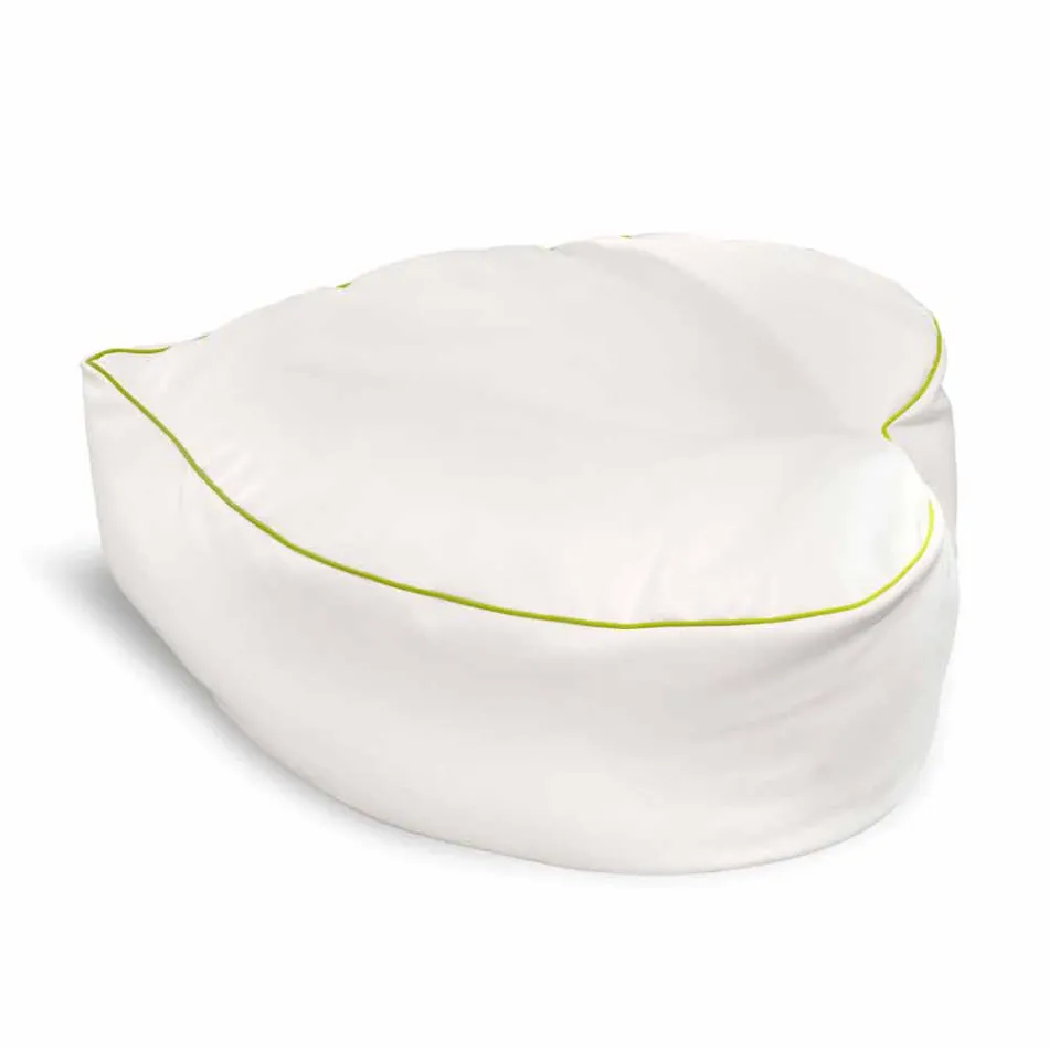 Pouf di design in ecopelle nautica per interni ed esterni Potus Viadurini