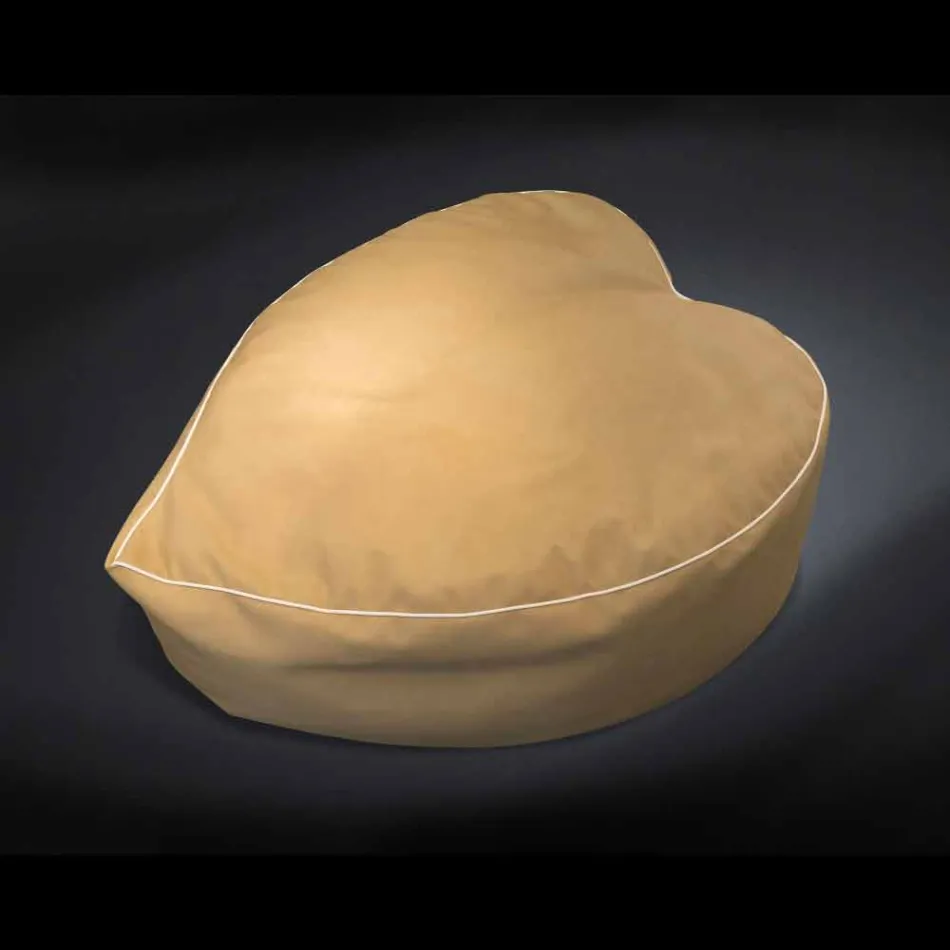 Pouf di design in ecopelle nautica per interni ed esterni Potus Viadurini