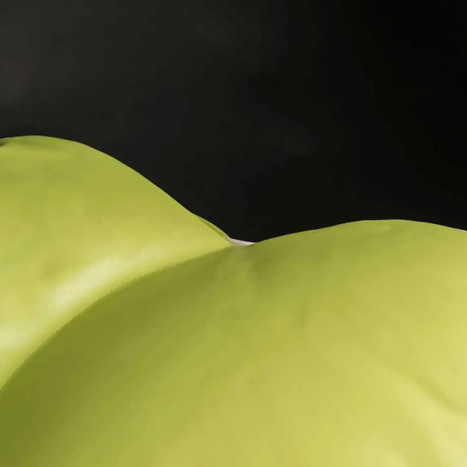 Pouf di design in ecopelle nautica per interni ed esterni Potus Viadurini