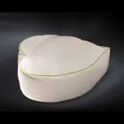 Pouf di design in ecopelle nautica per interni ed esterni Potus Viadurini