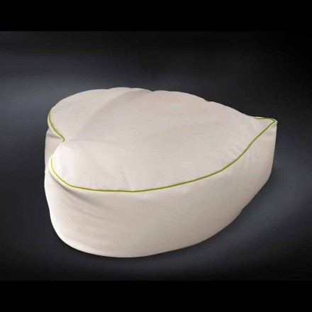 Pouf di design in ecopelle nautica per interni ed esterni Potus Viadurini