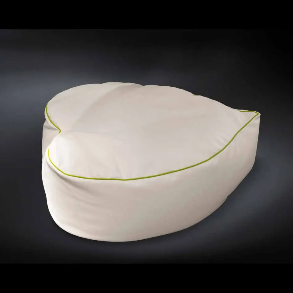 Pouf di design in ecopelle nautica per interni ed esterni Potus Viadurini