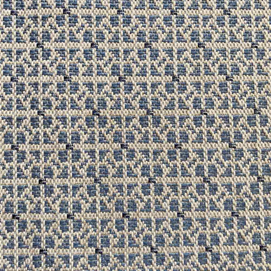 Pouf Morbido Ottomano Rettangolare da Interno ed Esterno in Tessuto - Naemi Viadurini