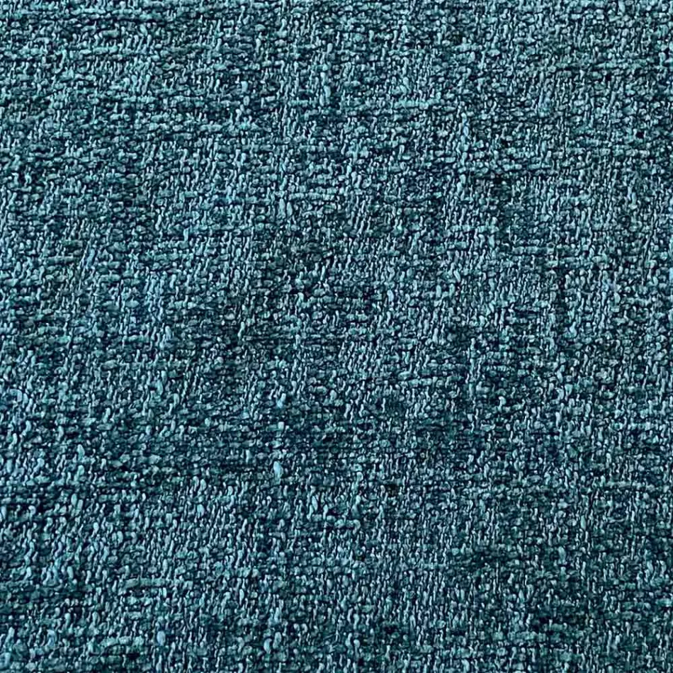 Pouf Ottomano Rotondo da Salotto in Ciniglia Colorata 3 Dimensioni - Evelyne Viadurini