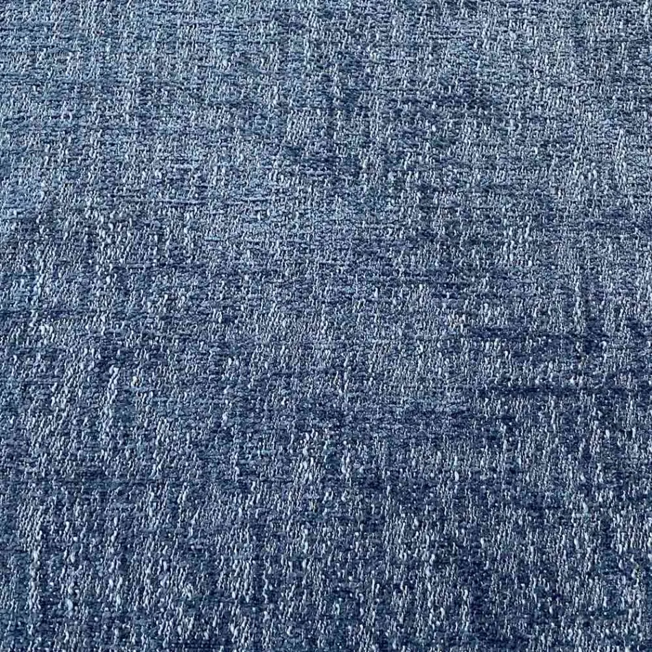 Pouf Ottomano Rotondo da Salotto in Ciniglia Colorata 3 Dimensioni - Evelyne Viadurini