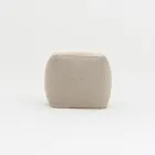 Pouf per il Giardino in Tessuto Outdoor Color Melange Beige - Maestrale Viadurini