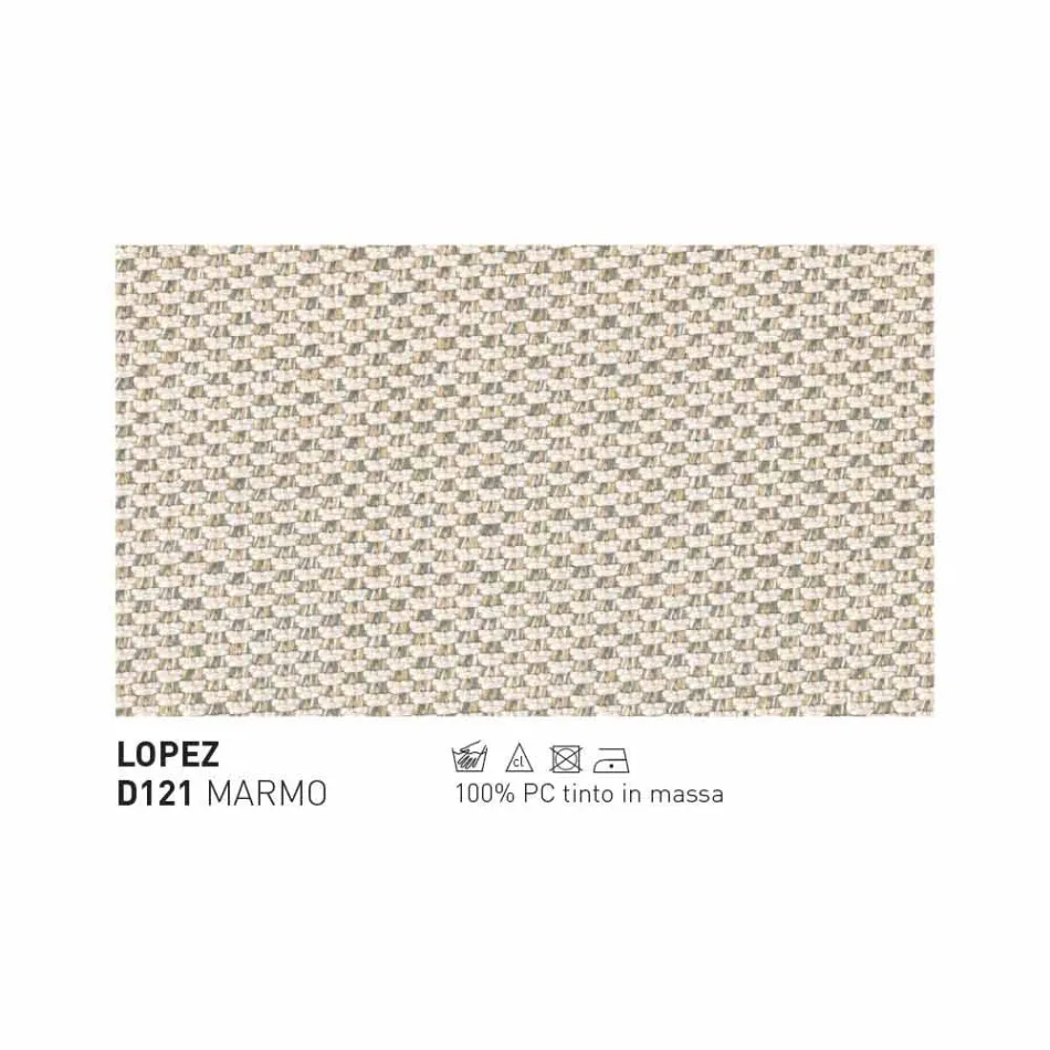 Pouf/poggiapiedi da esterno Varaschin Summer Set in tessuto e acciaio Viadurini