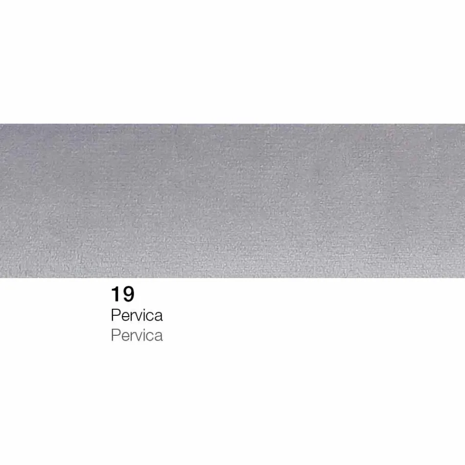 Pouf Poggiapiedi Quadrato Imbottito e Rivestito in Tessuto Made in Italy - Marli Viadurini