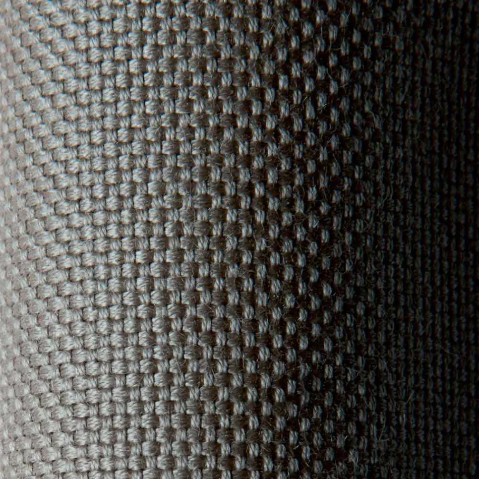 Pouf Quadrato da Esterno di Design in Metallo e Tessuto Made in Italy - Selia Viadurini