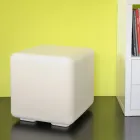 Pouf Tavolino da Giardino in Polietilene Colorato Made in Italy - Colores Viadurini