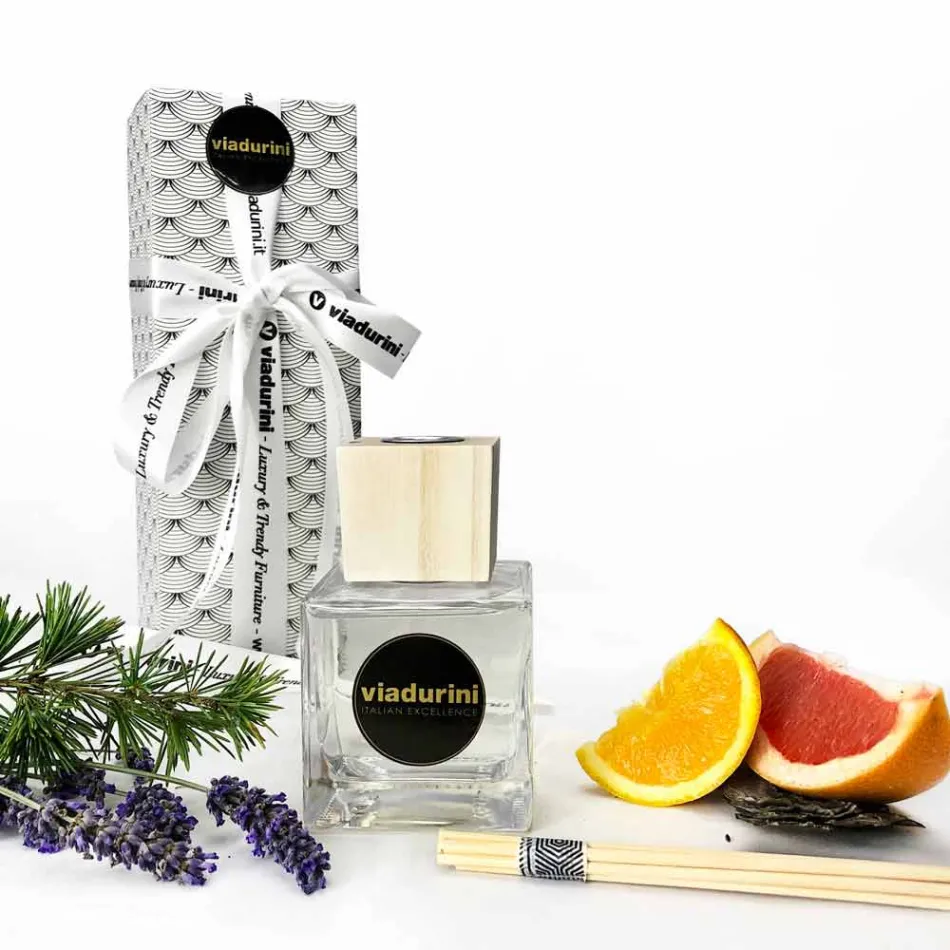 Profumatore Ambiente Lino Bianco 200 ml con Bastoncini - Cuoredifirenze Viadurini