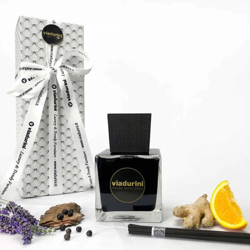 Profumatore Ambiente Zenzero Pepe Nero 500 ml con Bastoncini - Viaduriniinblack Viadurini