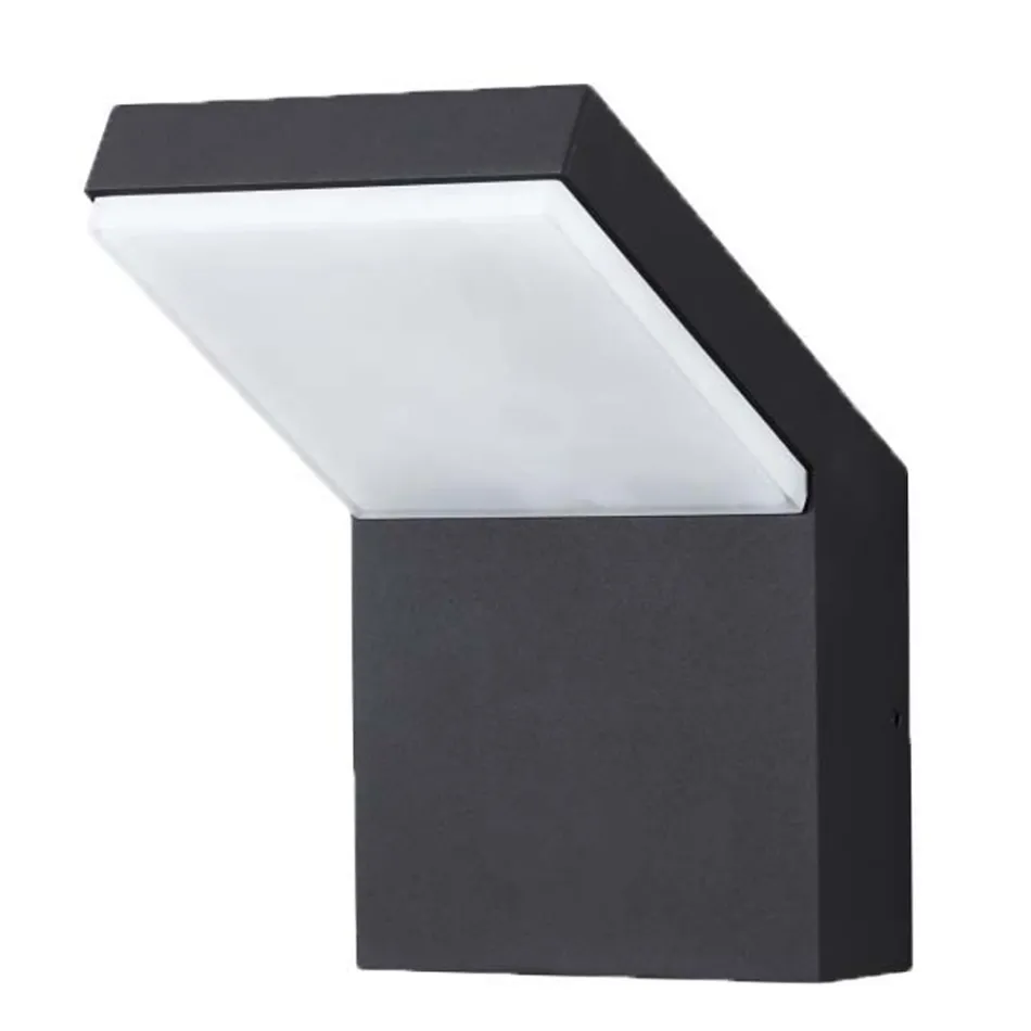 Proiettore Applique da Esterno LED 18W in Alluminio Bianco o Nero - Nerea Viadurini