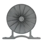 Proiettore Faretto Led 5W da Esterno in Alluminio Finitura Grigia - Dayane Viadurini