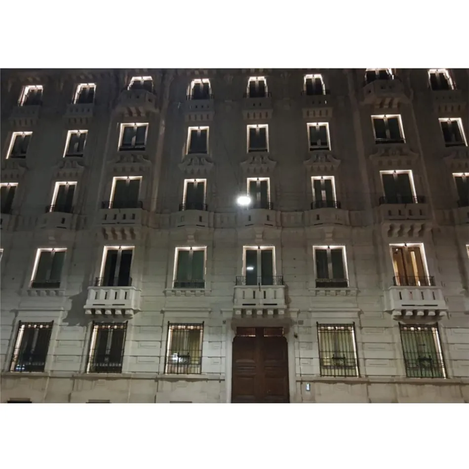 Proiettore Faretto Led 5W da Esterno in Alluminio Finitura Grigia - Dayane Viadurini