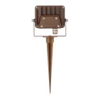 Proiettore Faretto Led da Esterno in Alluminio Corten 4 Pezzi - Celeste Viadurini