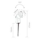 Proiettore Faretto Led da Incasso in Alluminio Nero Opaco 4 Pezzi - Obrina Viadurini