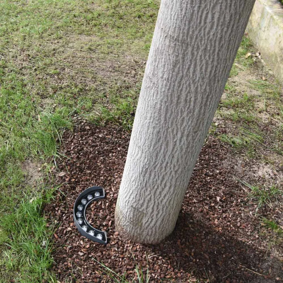 Proiettore Led 9W da Esterno in Alluminio Finitura Nero Opaco - Tudor Viadurini